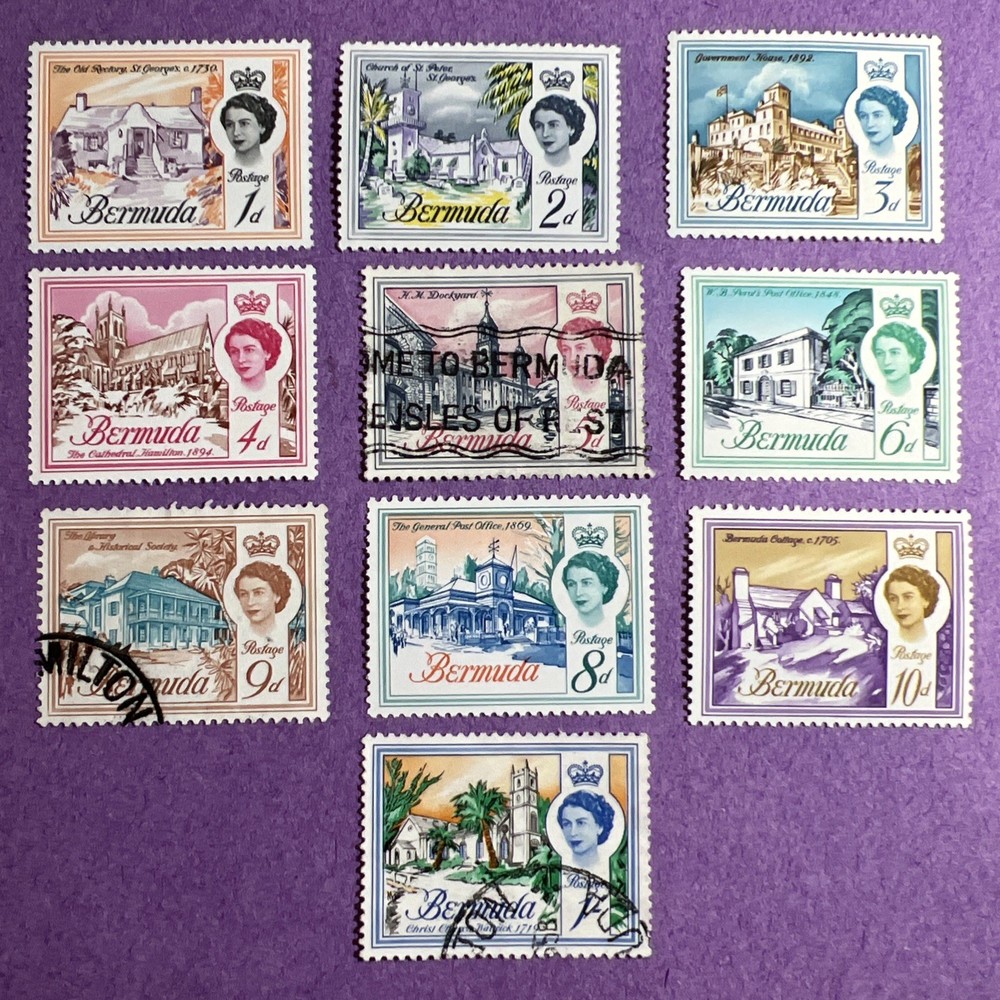 Bermuda 1962 - Mixed Scott 175-183. Partial Set. Read Description.