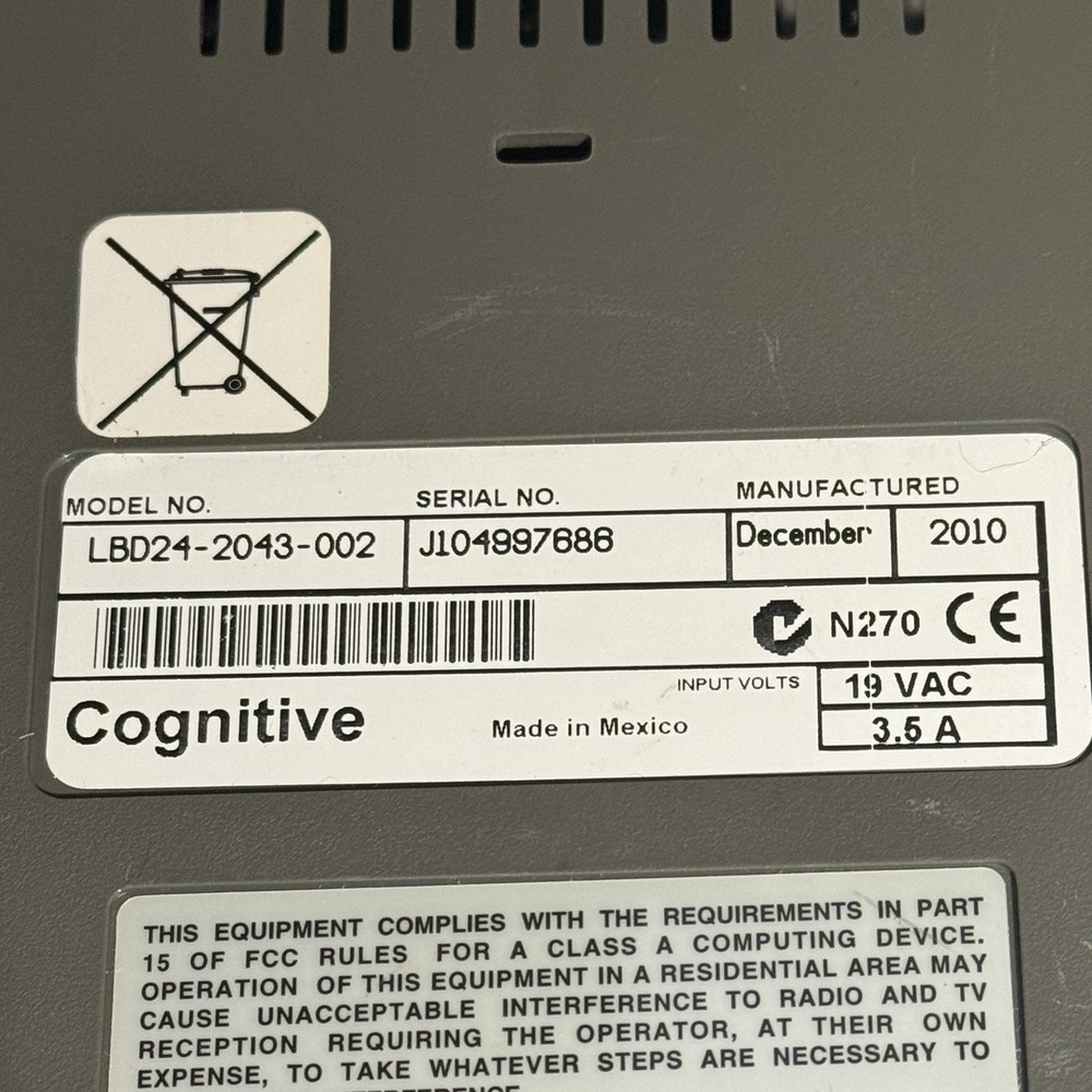 Cognitive thermal printer model LBD24-2043-002 SHIPS SAME DAY