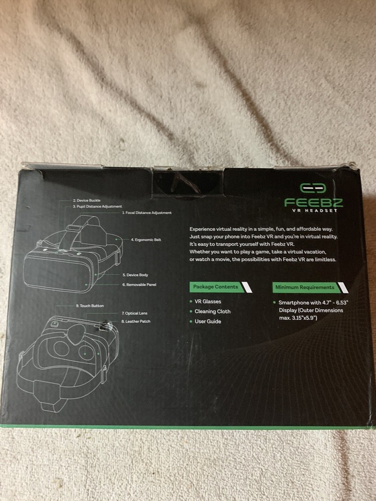 VR Headset for iPhone & Android - for | Includes BT Remote Controller + Built...