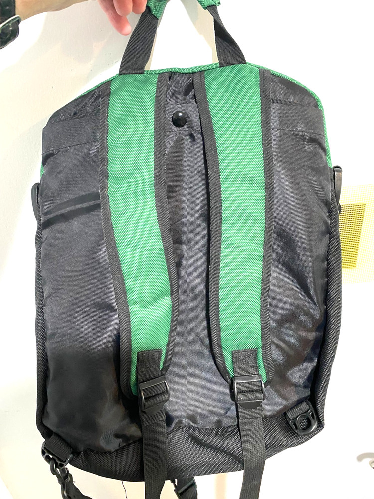 Collette Vacations Green full size backpack w/ shoulder strap & several pockets