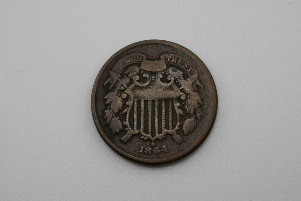 1864 Shield Two Cents   #EB26085