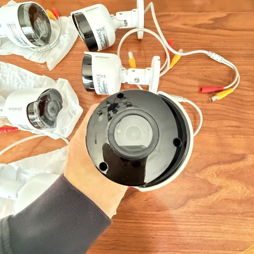 Samsung Wisenet 7(4 New) Camera Security System Cameras Only