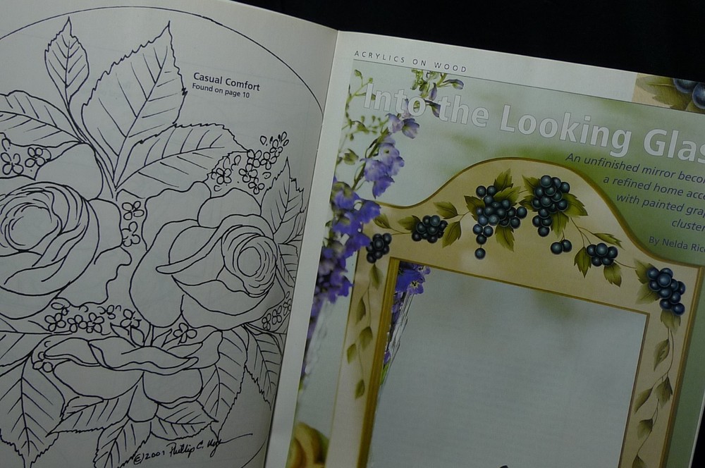 Decorative Artist's Workbook April 2002 with 8 Patterns ~ SPRINGTIME Motifs