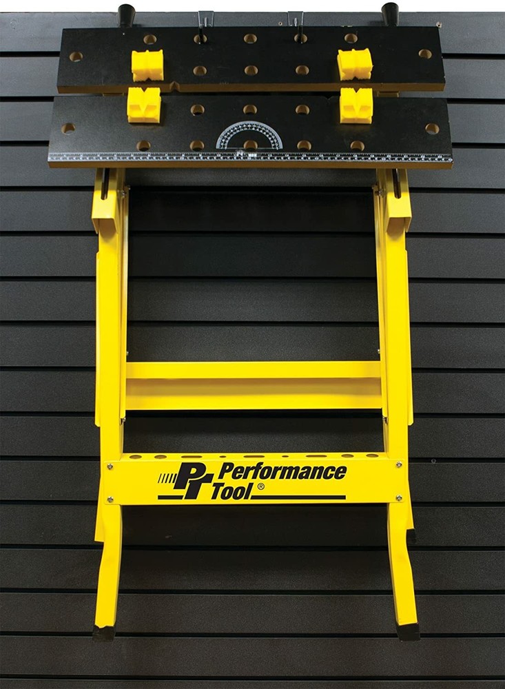 Workbench Vise Garage Portable Folding Work Bench Multipurpose Table Workshop