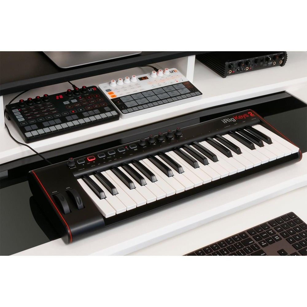 IK Multimedia iRig Keys 2 Compact 37-Key MIDI Keyboard Controller