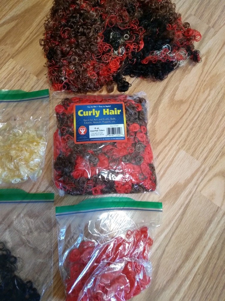 Curly Hair Lot For Crafts