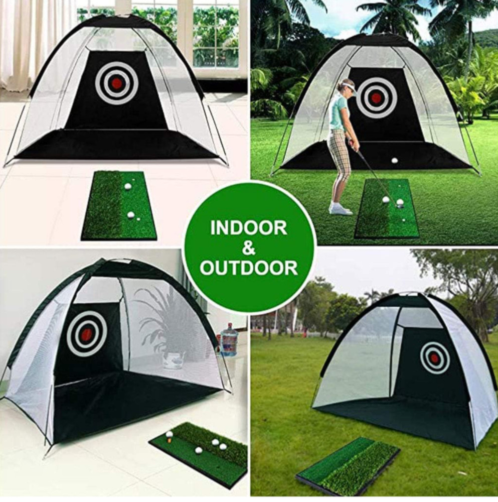 Golf Practice Net 7ftx5ft Golf Hitting Aids Backyard Driving Chipping Swing