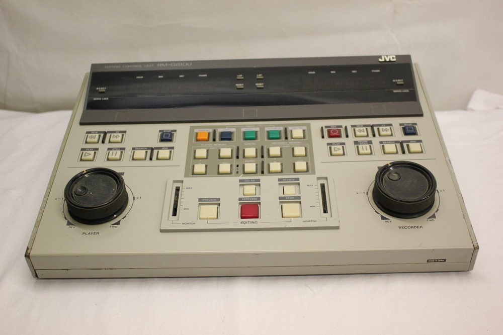 JVC RM-G810U EDITING CONTROL UNIT PARALLEL EDITING CONTROLLER UNTESTED
