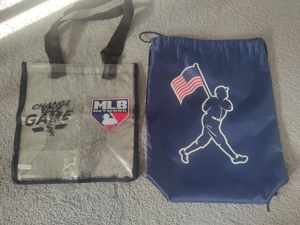 Baseball Clear Bag and Drawstring Bag