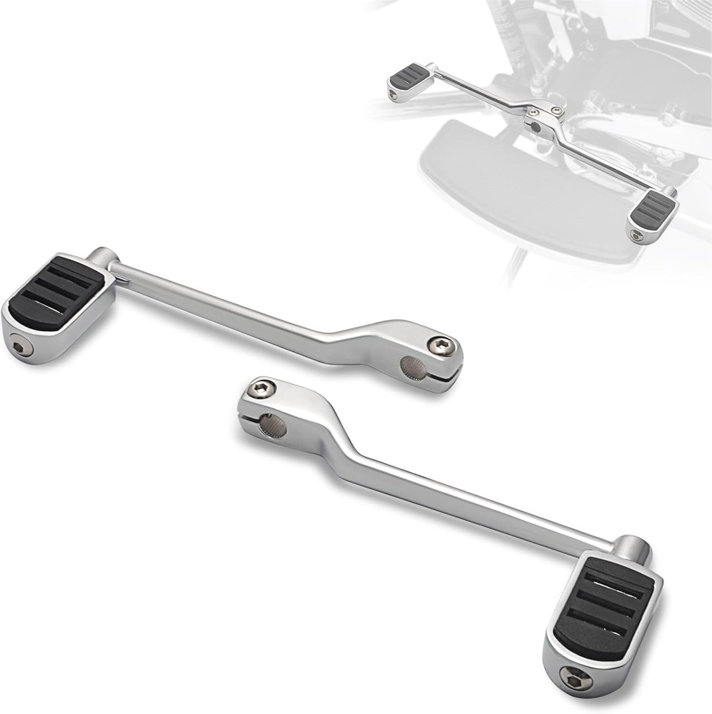 Chrome Heel Toe Shift Lever Shifter Peg For Harley Softail Touring Electra Glide