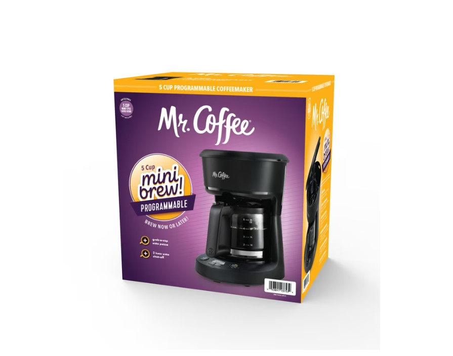 Mr. Coffee 5-Cup Programmable Coffee Maker