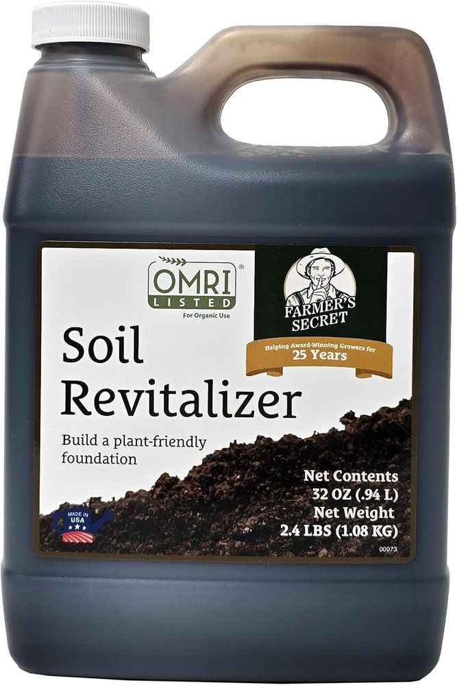 Soil Revitalizer Liquid Compost 32Oz - Organic Humic Acid Soil Amendment