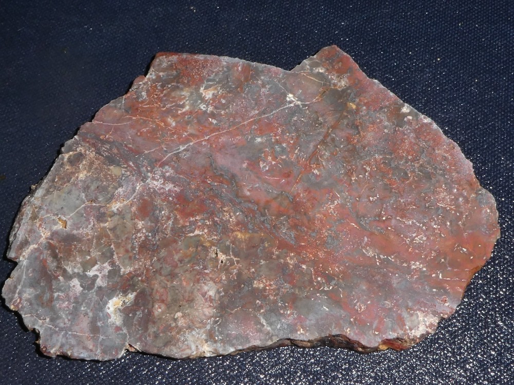 UNKNOWN JASPER SLAB 5 " x 3 3/8" - rough- cabbing - display