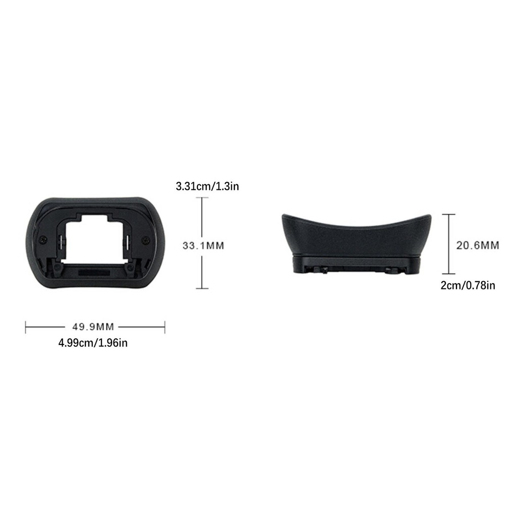 Soft Silicone Camera Eyecup Viewfinder Protector For Sony A7 A7II A7III Camera x