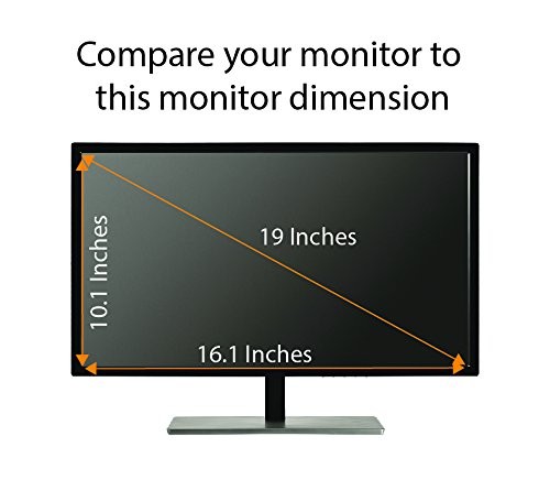 Anti Blue Light Screen Protector (3 Pack) for 19 Inches Widescreen Desktop Mo...