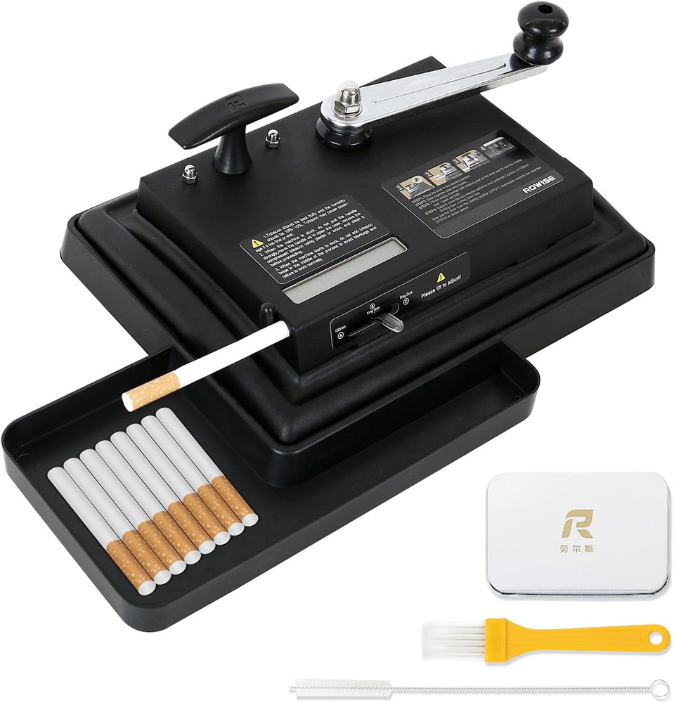 Cigarette Rolling Machine with Rolling Tray, Tobacco Rolling Machine Hand Operat