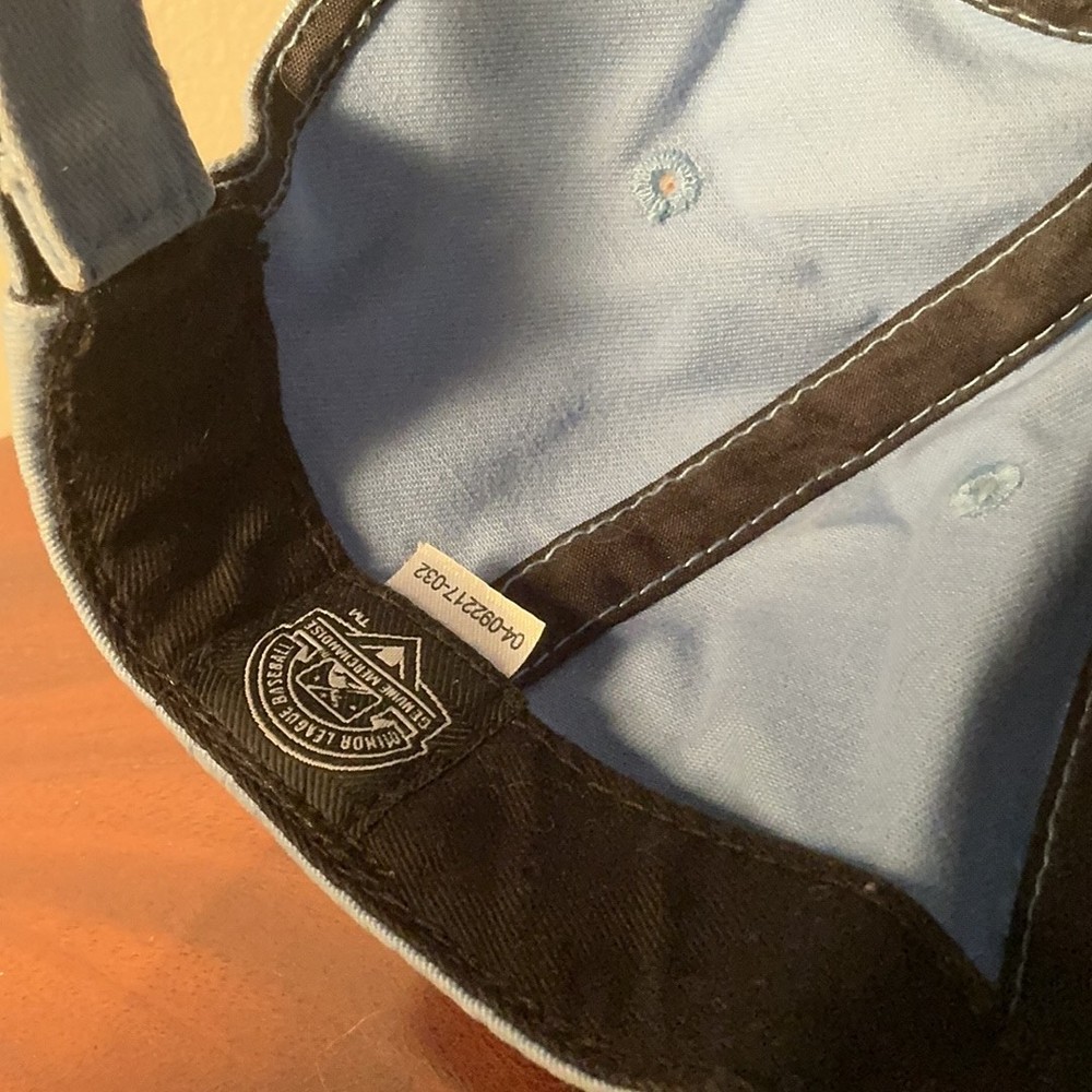 Youth Light Blue Heart Logo Cap with Adjustable Strap