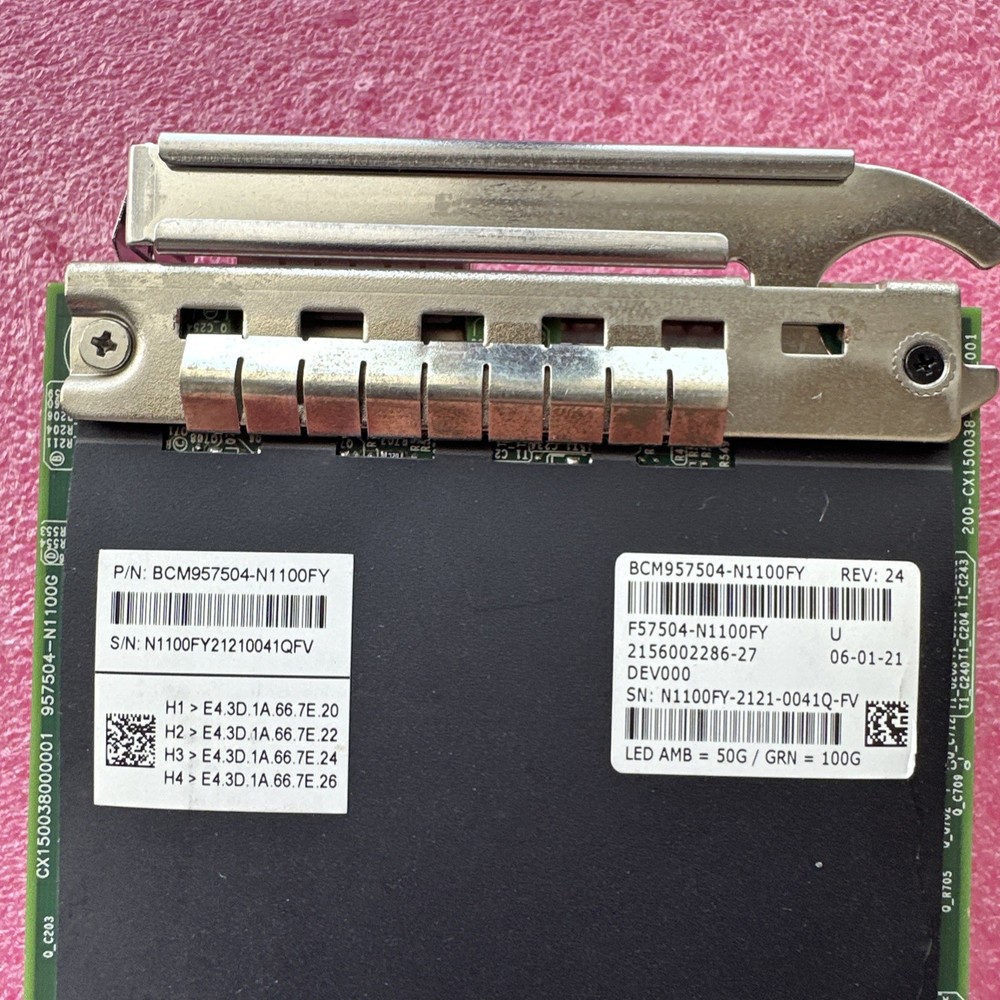 Broadcom 957504 1-Port QSFP28 100GbE Network Adapter BCM957504-N1100FY