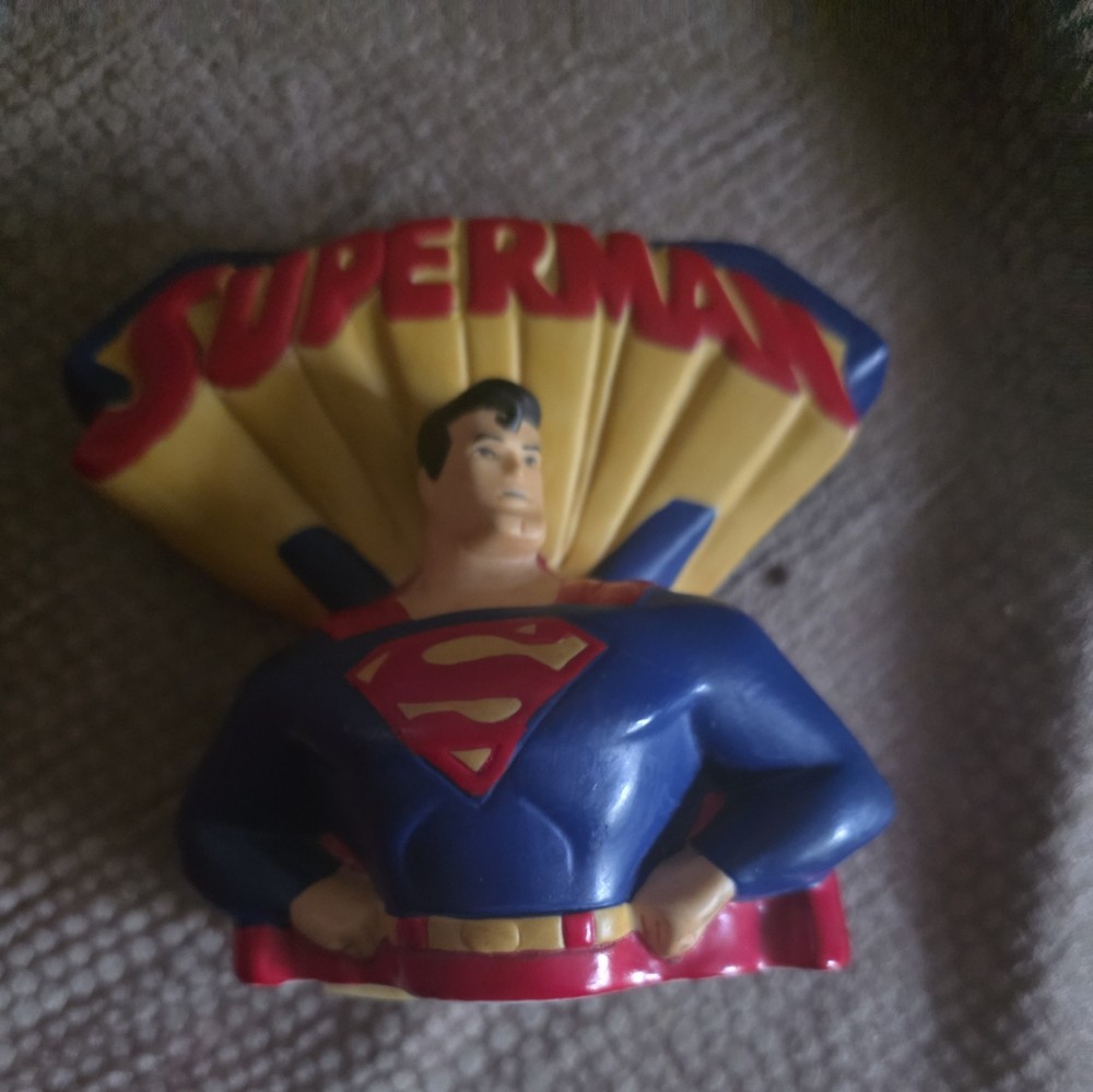 Vintage 2000 Superman Night Light Warner Brothers Studio Store DC Comics TESTED!