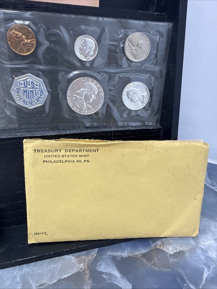 1961 And 1962 Proof Set Us Coins