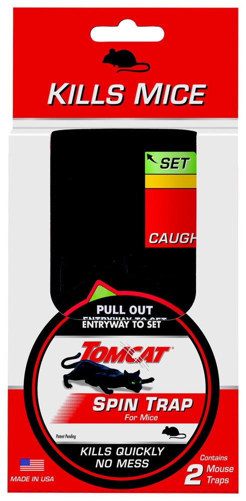 Tomcat Spin Trap for Mice, 2 Traps