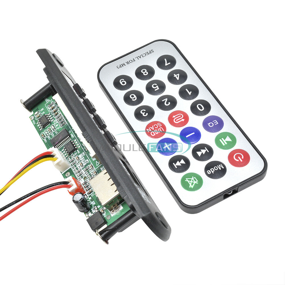 DC12V Car FM Bluetooth MP3 Sound Card Decoder Board With Radio FM Function