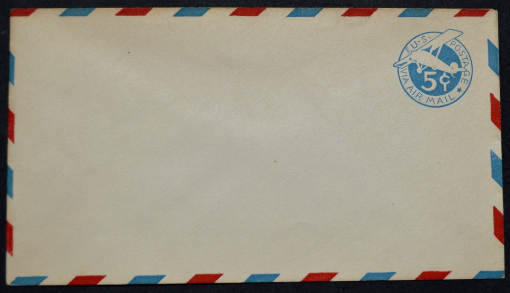 1929 US Sc. #UC2 air mail stamped envelope, mint, fair shape