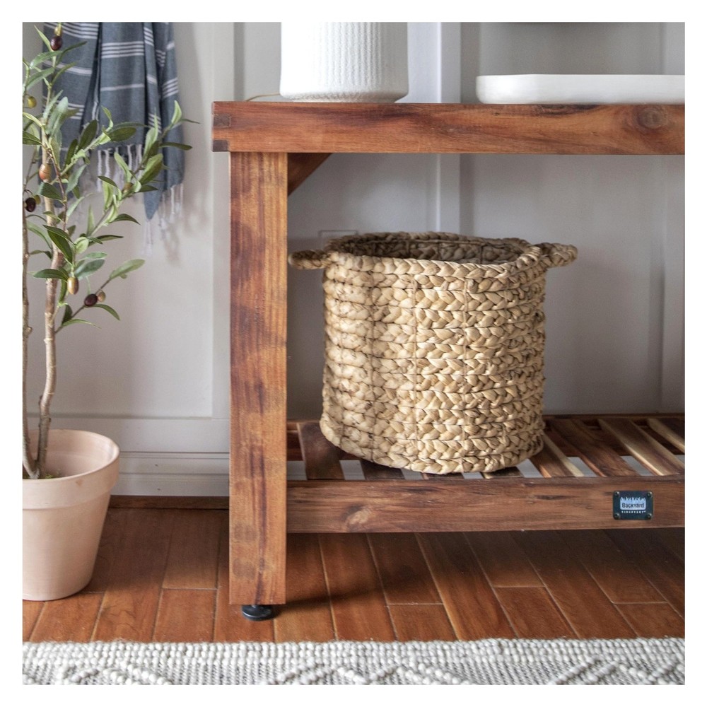 Backyard Discovery 48" Acacia Wood Console Table with Storage She