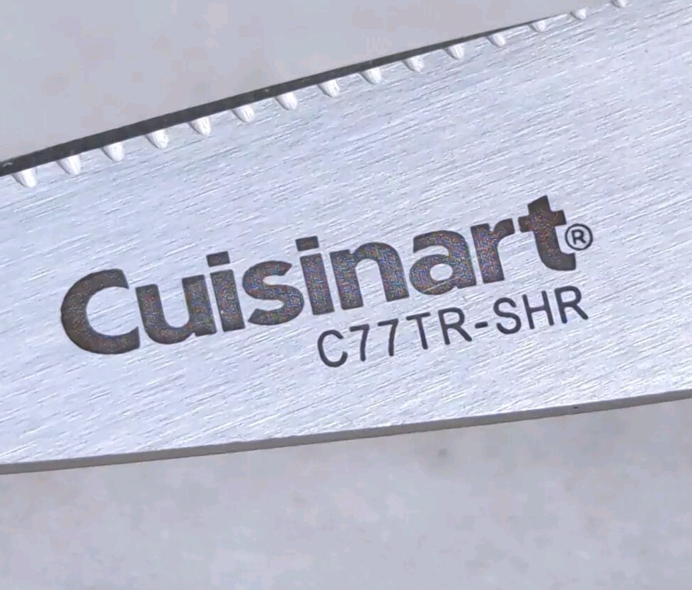 Cuisinart CLASSIC 8" KITCHEN SHEARS w/ STAINLESS Blade & BLACK Handle C77TR-SHR