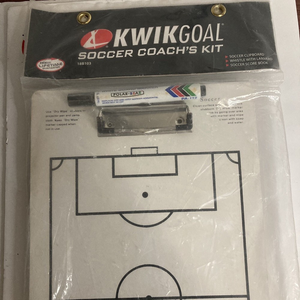 Kwik Goal Soccer Coach's Kit New