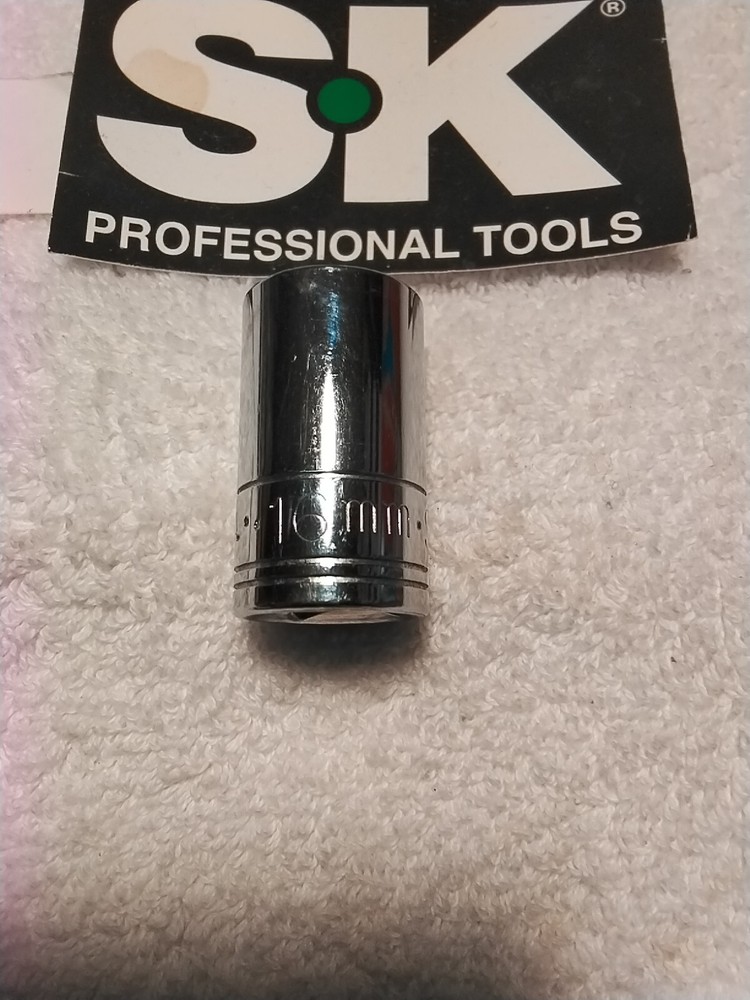 S-K-40316 1/2" DRIVE 16mm 12pt SOCKET USA 🇺🇸
