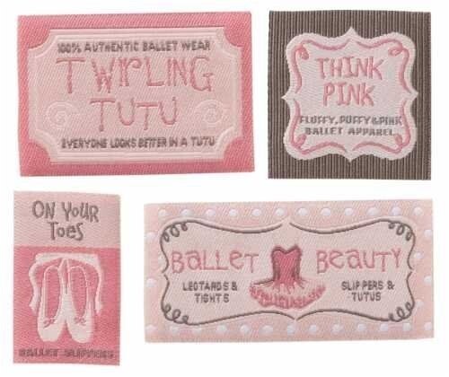 Little Labels (4/pkg) - Ballet