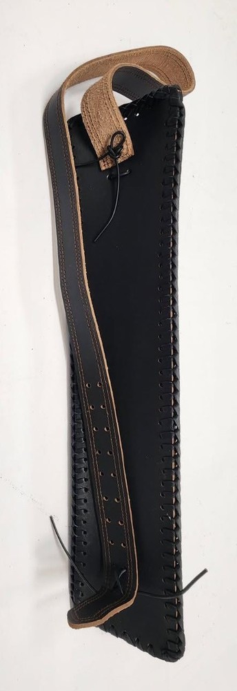 Traditional Genuine Leather Black Back Quiver
