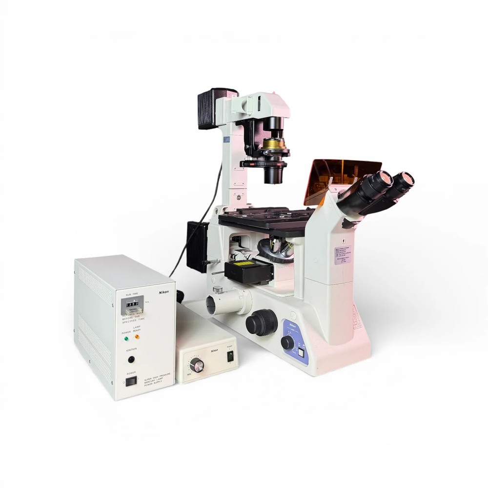 Nikon Eclipse TE200 Inverted Microscope Fluorescence Hoffman Constrast