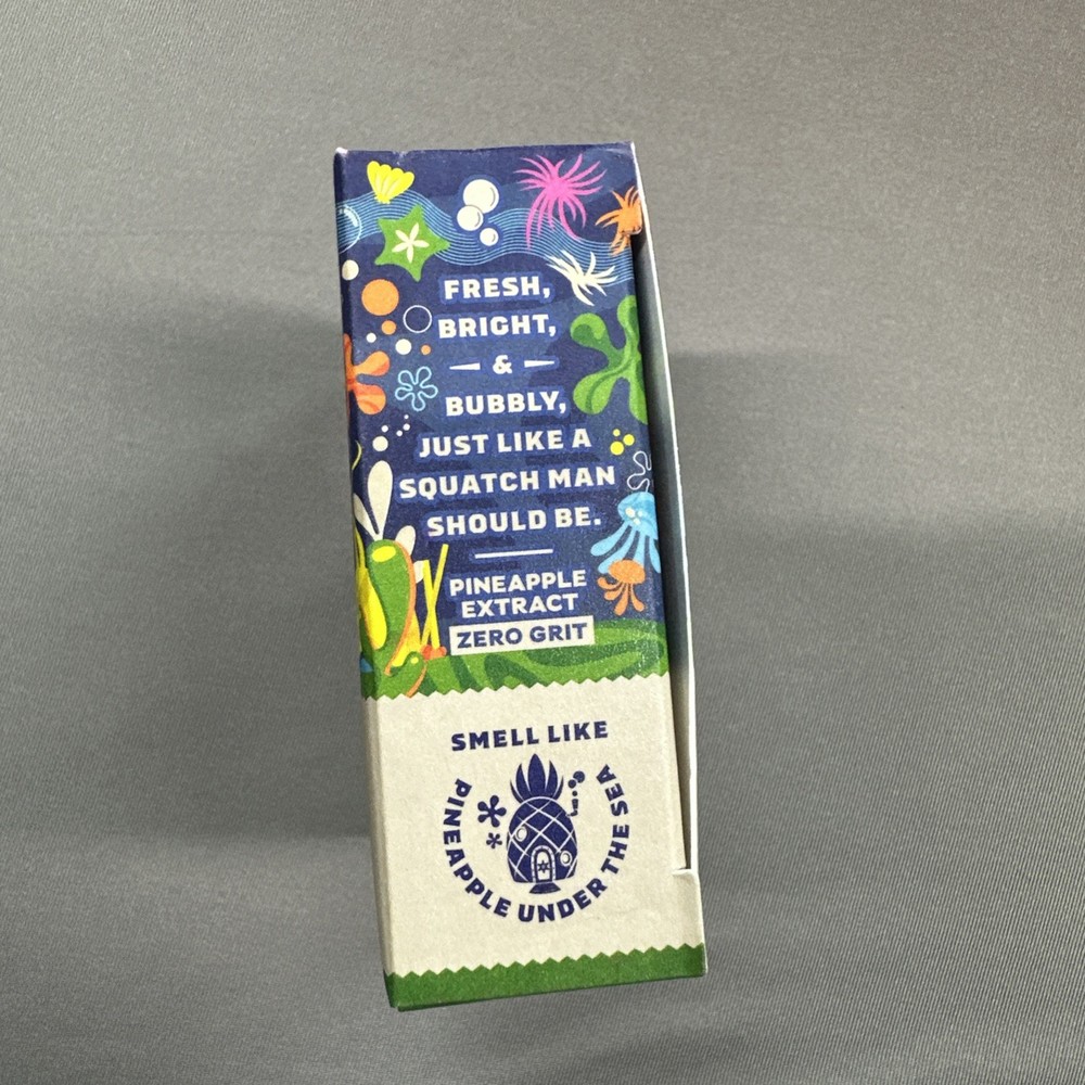 Dr. Squatch Nautical Nonsense SpongeBob Square Pants Pineapple Extract Soap 5oz