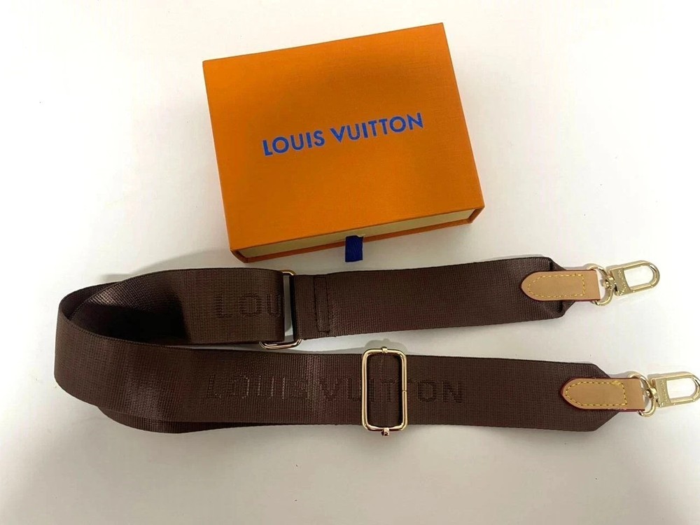 Louis Vuitton Shoulder Strap Adjustable Crossbody Shoulder Replacement Brown