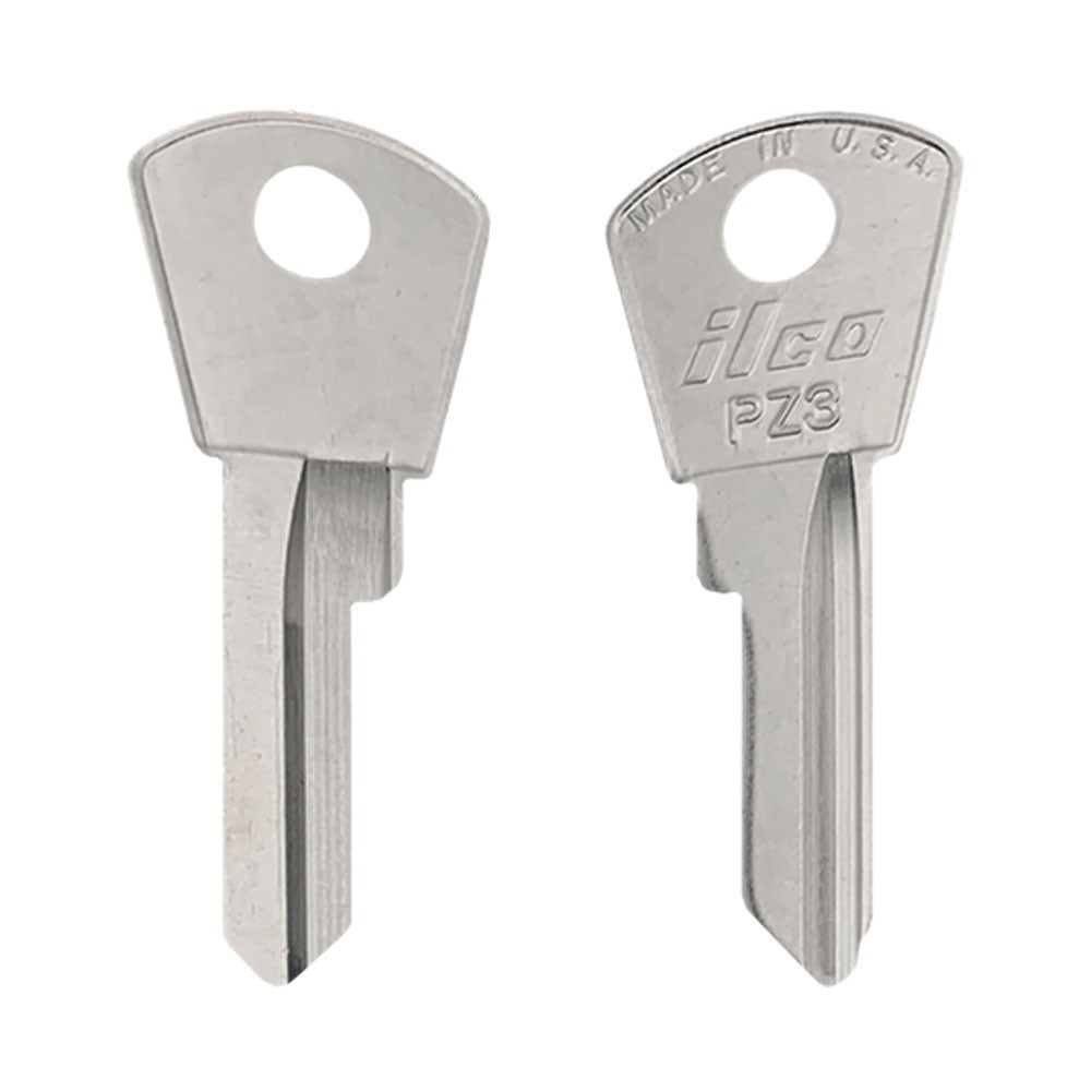 PZ3 Key Blank 4-PIN Nickel