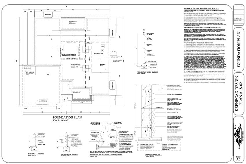 PLAN 18-02 1500 sq ft, 3 BED 2 BATH house plan