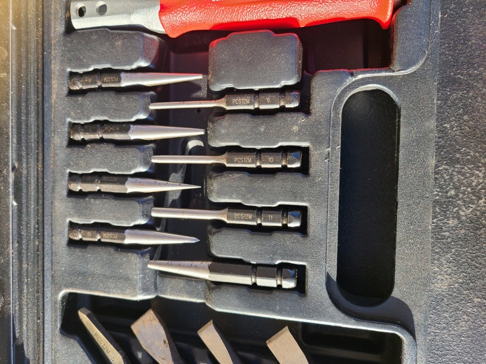 MAC Tools Mini Chisel & Punch Set Made in Taiwan PCS12M