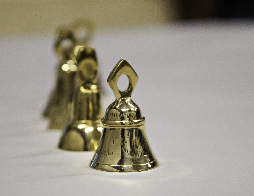 Dozen 3- Assorted Brass Bells
