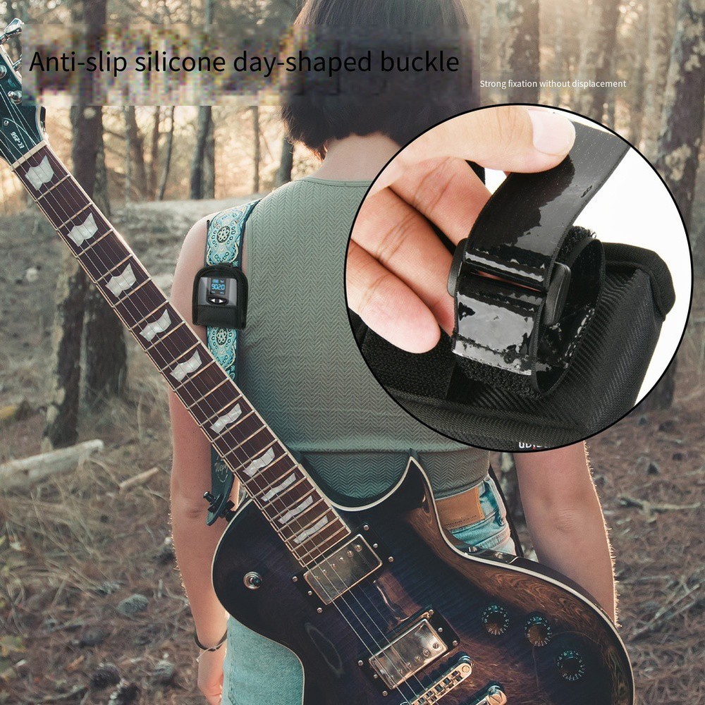 Portable Nylon Wireless Bodypack Transmitter Pouch with Transparent Front