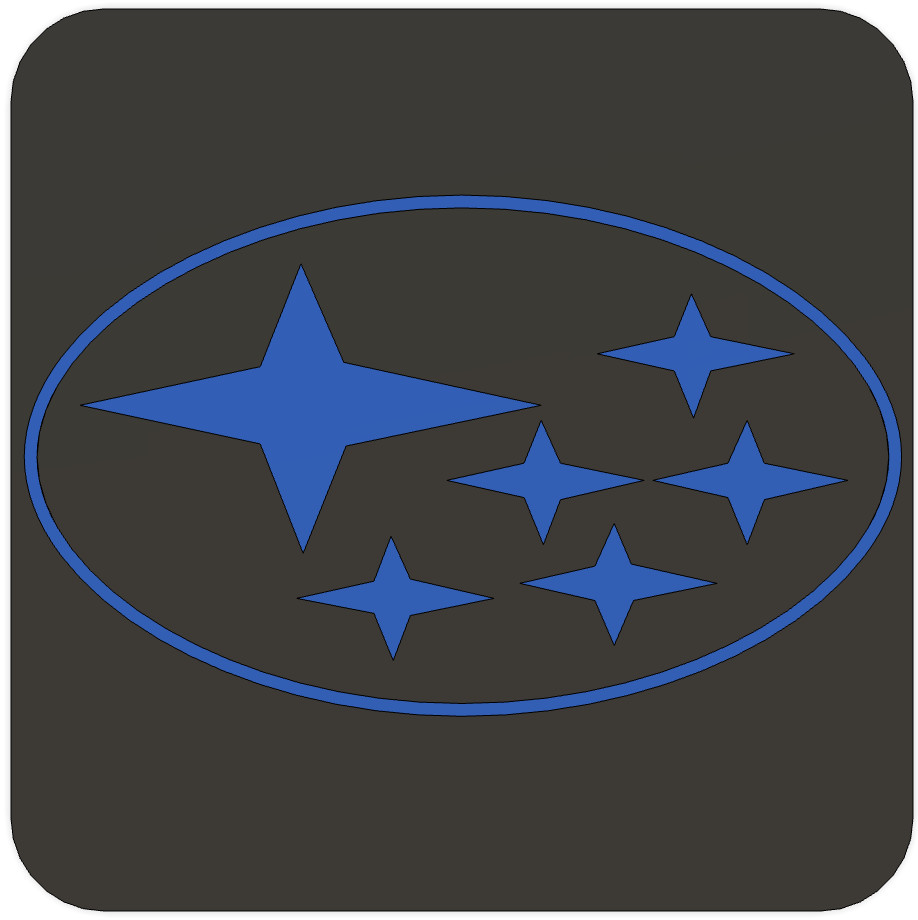 Subaru Hitch Cover -- Multiple Color Options Available!