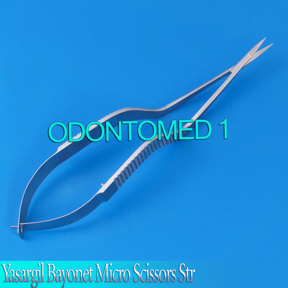 One Piece Yasargil Bayonet Micro Scissors 7.5" Straight