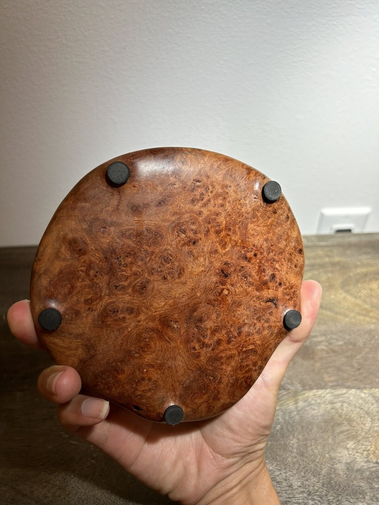 Tree burl handmade incense burner