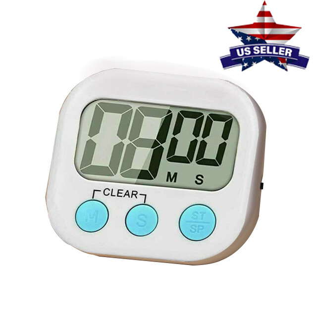 Mini digital LCD countdown, clear and loud alarm, study, cooking, bedroom