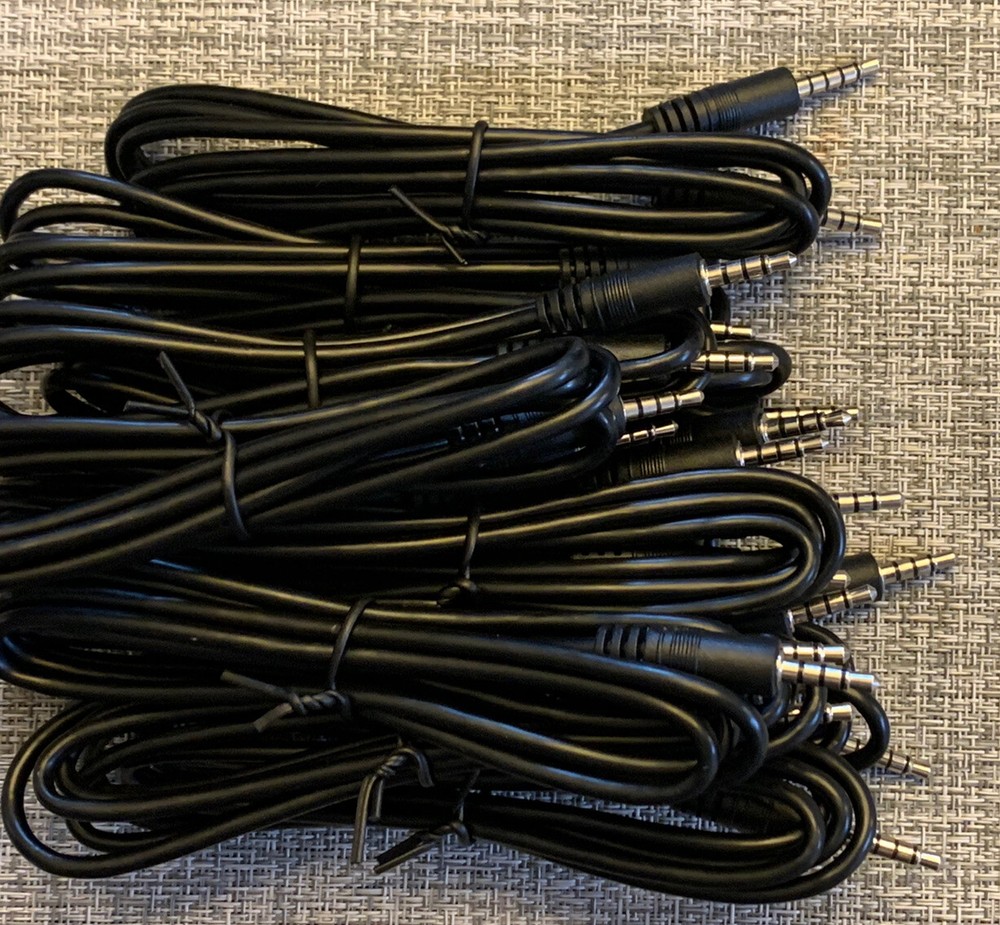 Astro A40,A10,A30 replacement chat and audio wired cable / no volume controller.