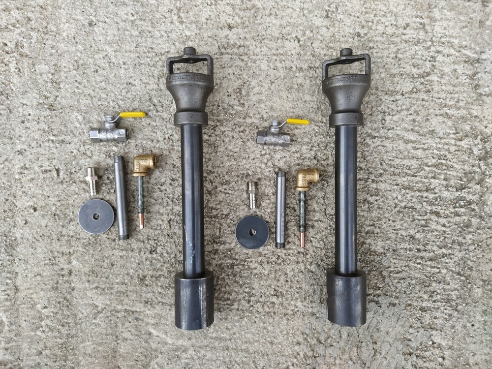 Two Gas Propane Forge Burners for Blacksmiths and Smelting by BURNCRAFT