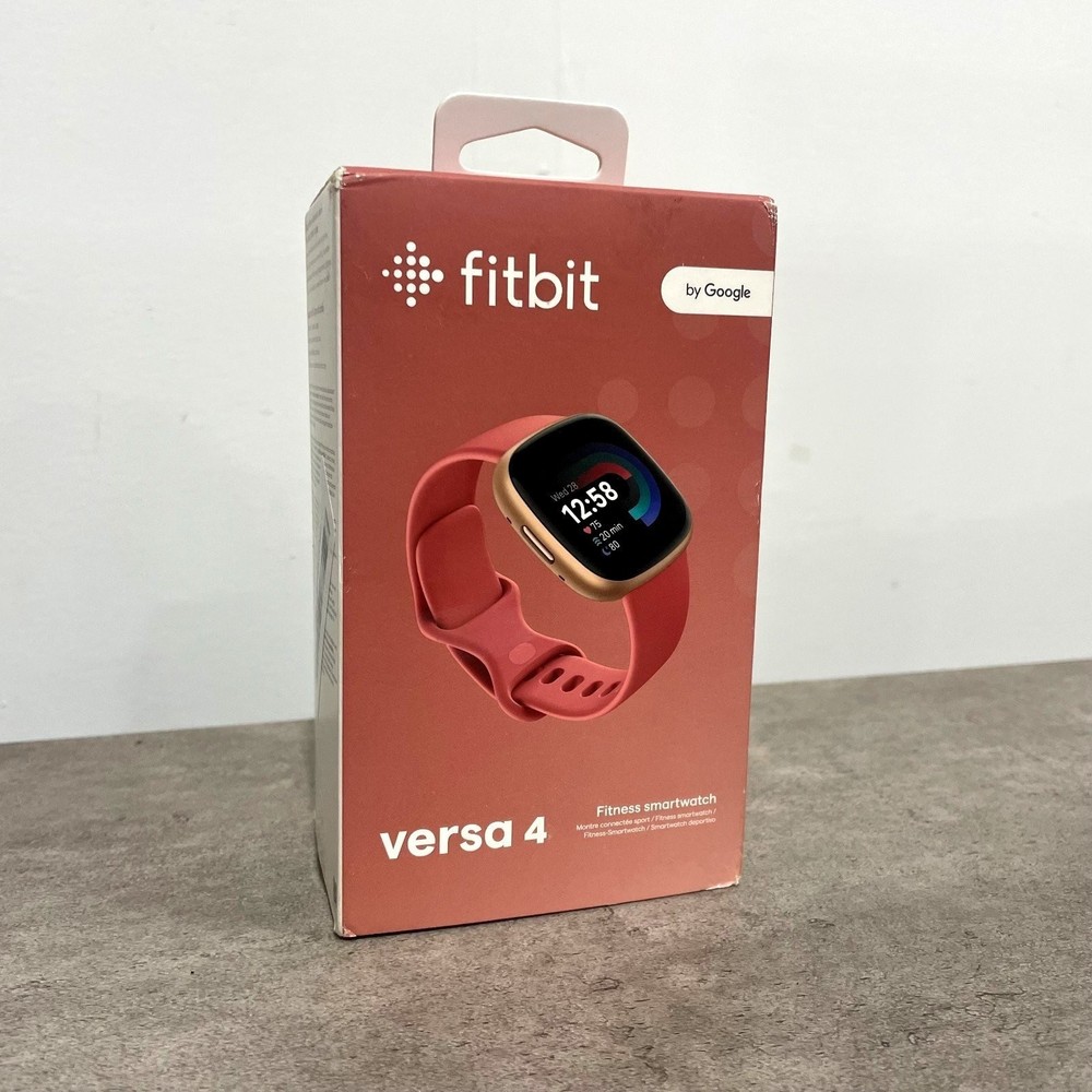 Fitbit Versa 4 Activity Tracker - Copper Rose/Pink Sand