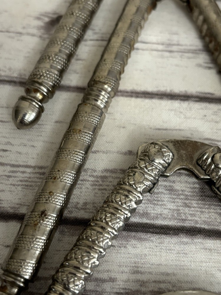 Vintage Metal Nutcracker Lobster Shell Crab Claw Crackers, Three