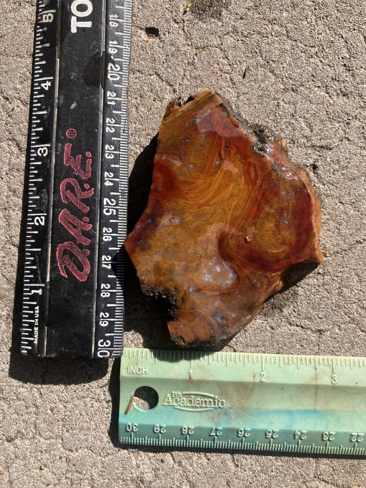 Rooster Tail Agate Slab